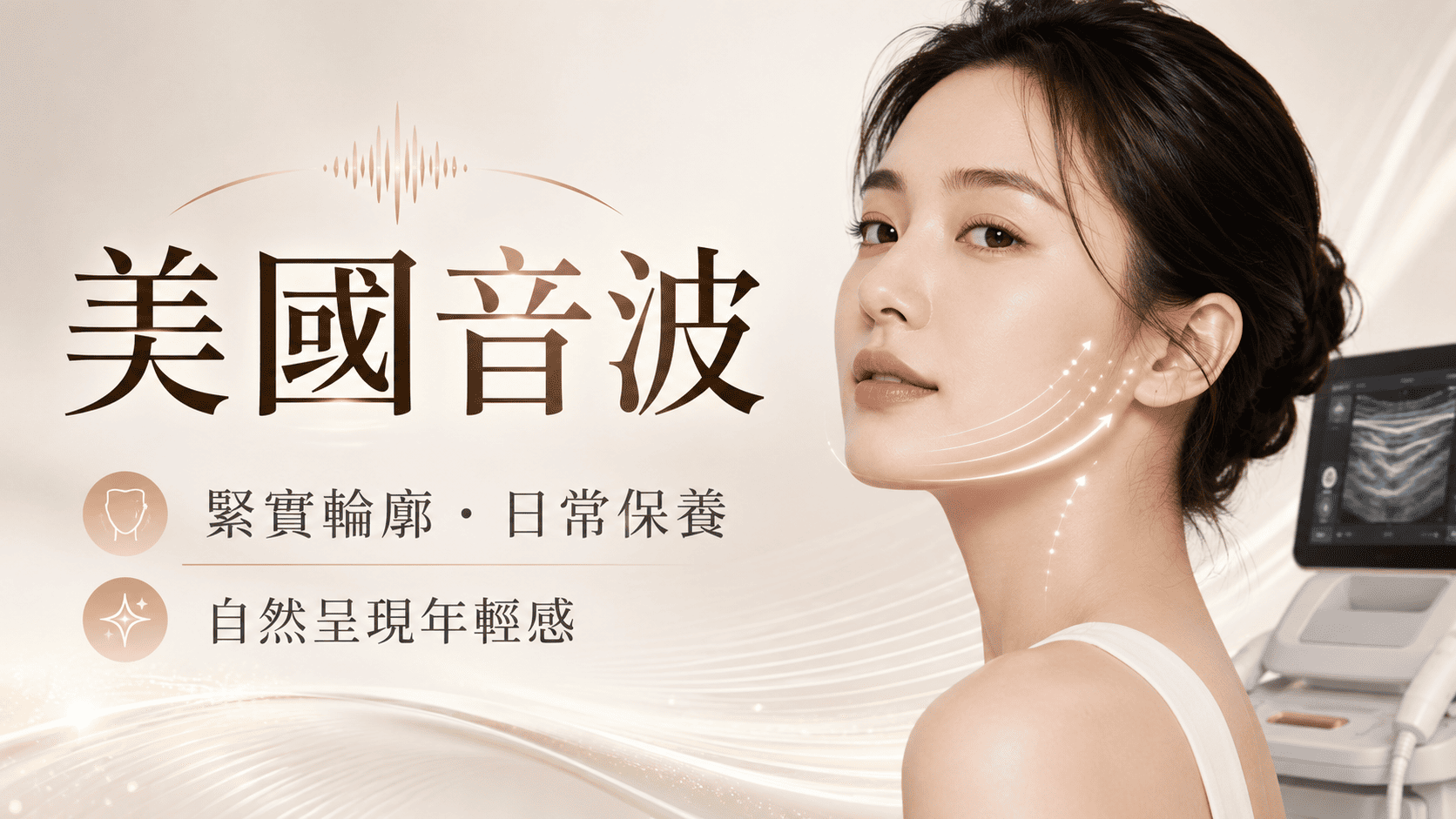 近年不少人透過美國音波作為非侵入式醫學美容療程,希望改善肌膚鬆弛