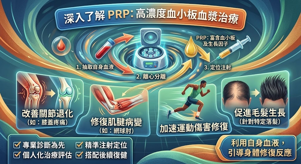 PRP是什麼?PRP治療前先看懂原理、流程、適合對象與注意事項