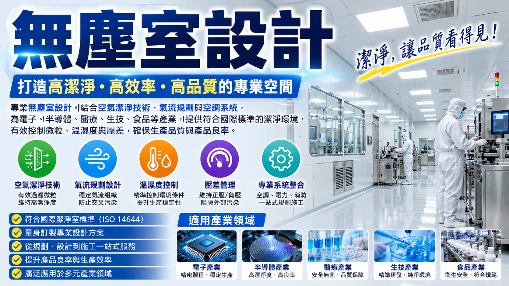 無塵室設計怎麼選?模組化無塵室 vs 傳統無塵室工程完整比較